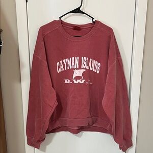 Cayman Islands Stingray Graphic Crewneck Sweatshirt